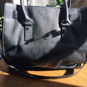 NWOT Black leather Michael Kors purse